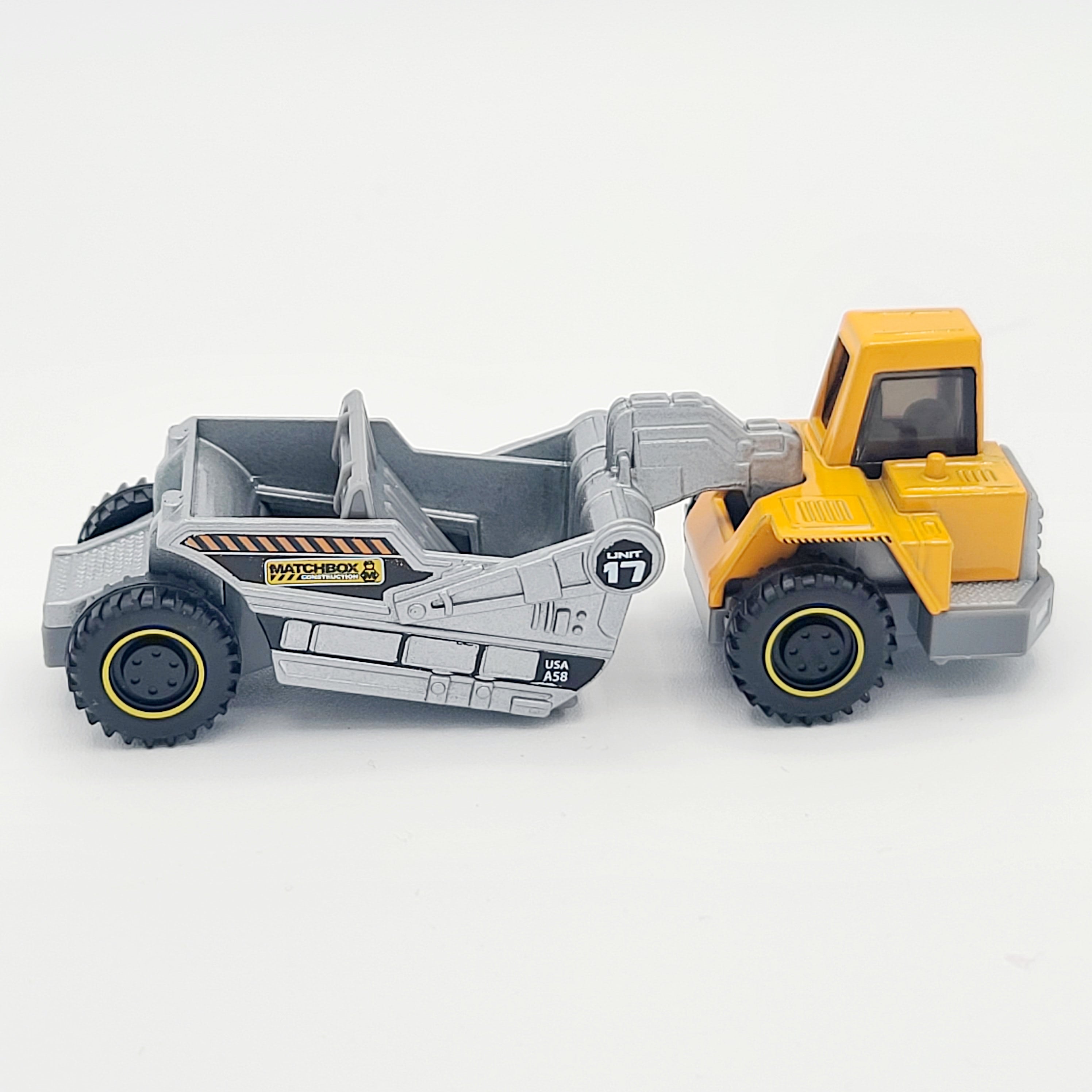 Matchbox Road Scraper "Matchbox Construction" (2023 Real Working Rigs)